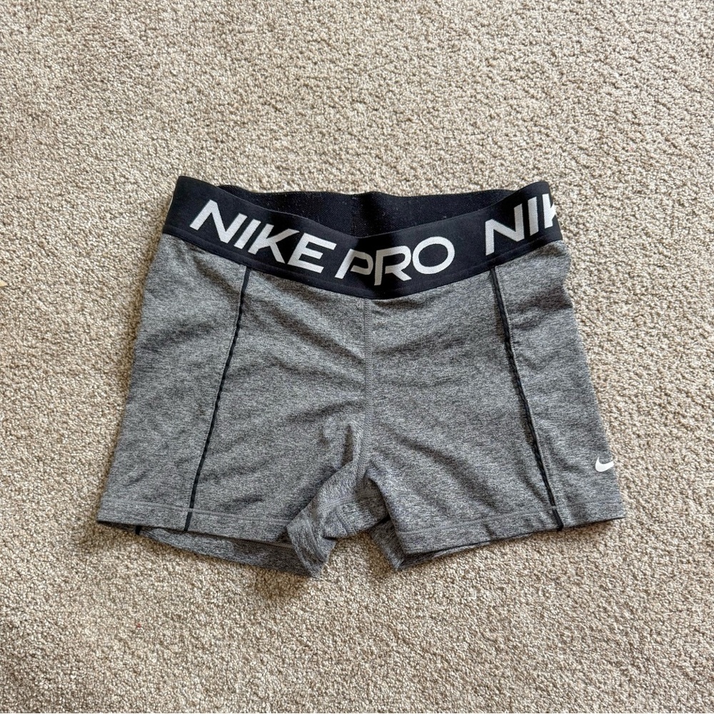 Nike [M] Women's Pro 3'' Training/Yoga/Volleyball Shorts-Grey CJ3641-010